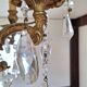 Crystal chandelier with pendants
