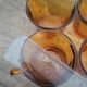 Duralex - lot de 4 tasses à café verre orange