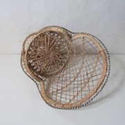 Fauteuil Emmanuelle rotin vintage