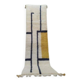 Tapis berbere de couloir fait main taille 75x300 cm