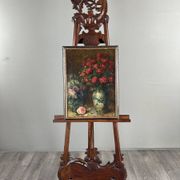 Paintings, Pair of still lifes with flowers by Angelo Zoffoli (1860–1910)
