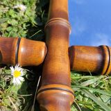 Large antique wooden mirror