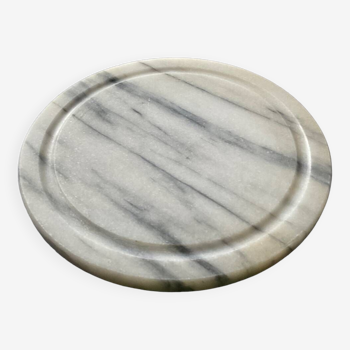 Vintage white marble trivet