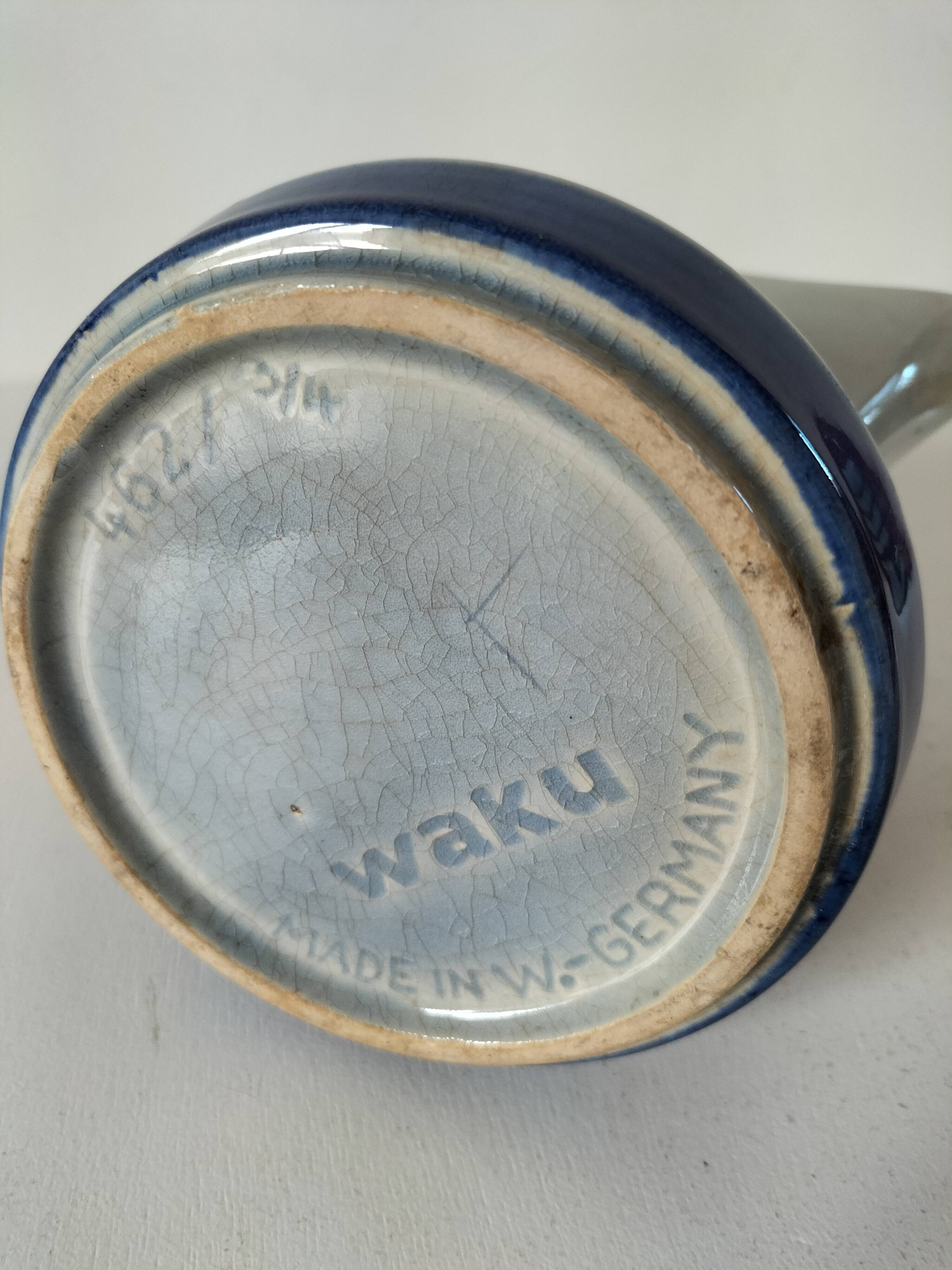 WAKU vintage milk jug