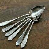 6 Christofle soup spoons