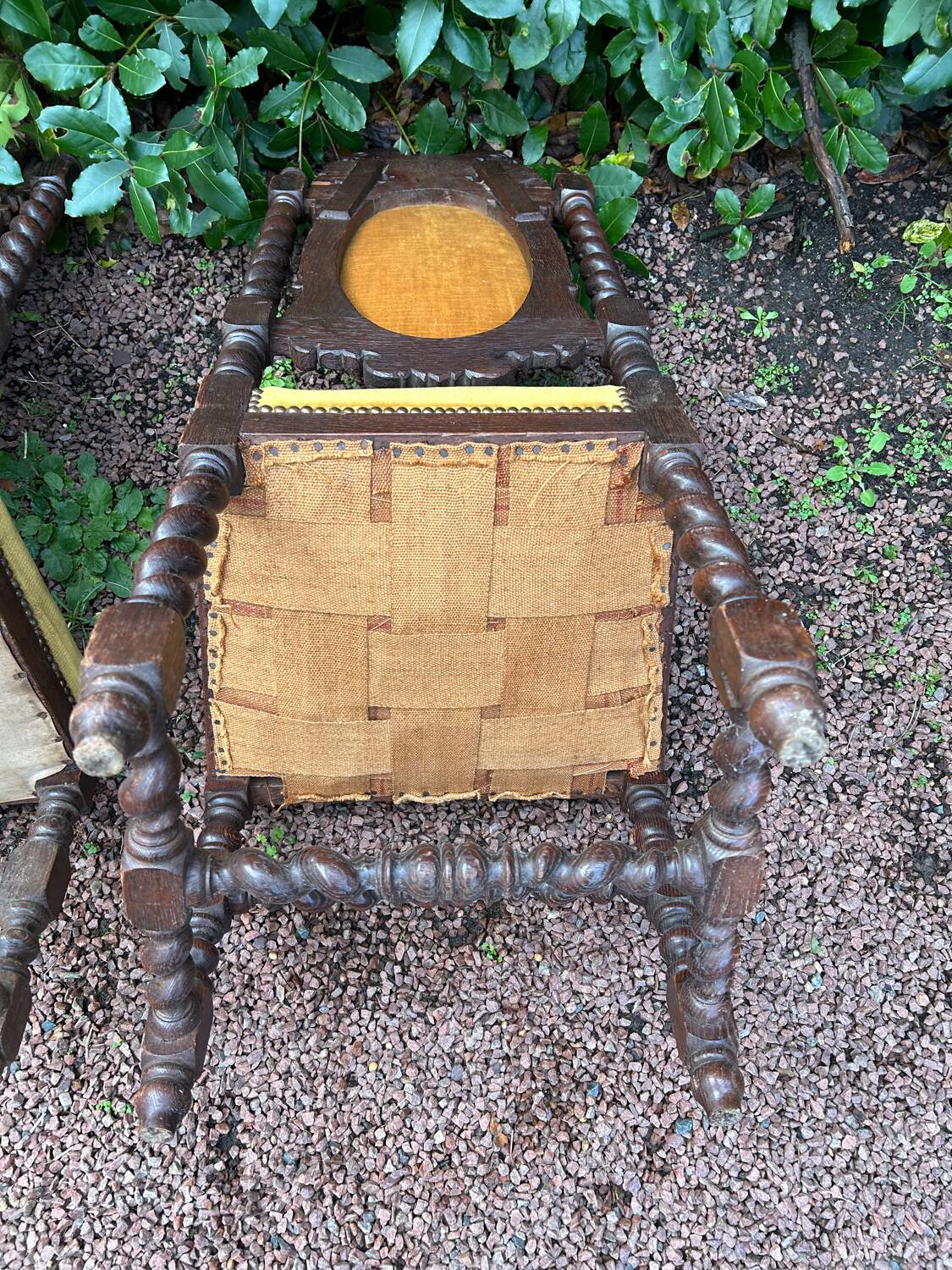 Henri II twisted chair, late 19th century