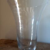 Graduated glass vase 1930