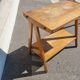Vintage side table with compass legs
