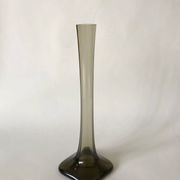 Vase soliflore en verre design années 70-80