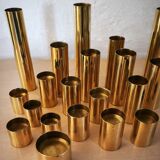 Modular brass candle holders – Design Colseth, Norway, 1960s–70s
