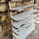 Metal wall workshop shelf