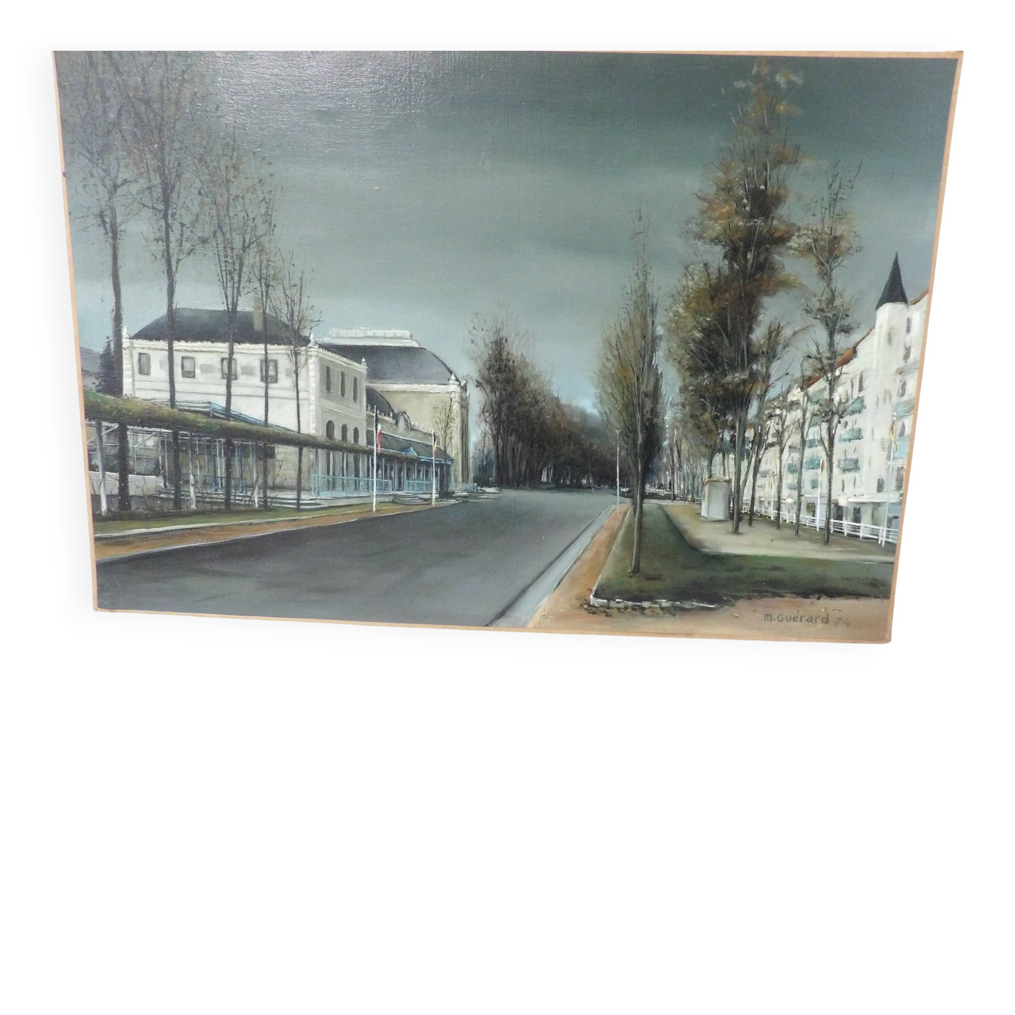 view from the esplanade of the Néris-les-Bains casino