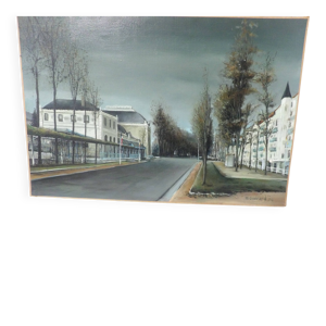 Vue de l'esplanade du - bains