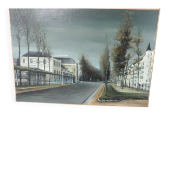 view from the esplanade of the Néris-les-Bains casino