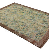 Anatolian handmade vintage rug 280 cm x 192 cm