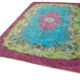 Tapis anatolien rustique noué à la main des années 1980 198 cm x 315 cm tapis multicolore