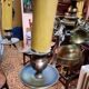 Antique bronze chandelier