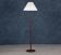 Mid-Century Floor Lamp in Rosewood and Brass, Denmark, 1960s