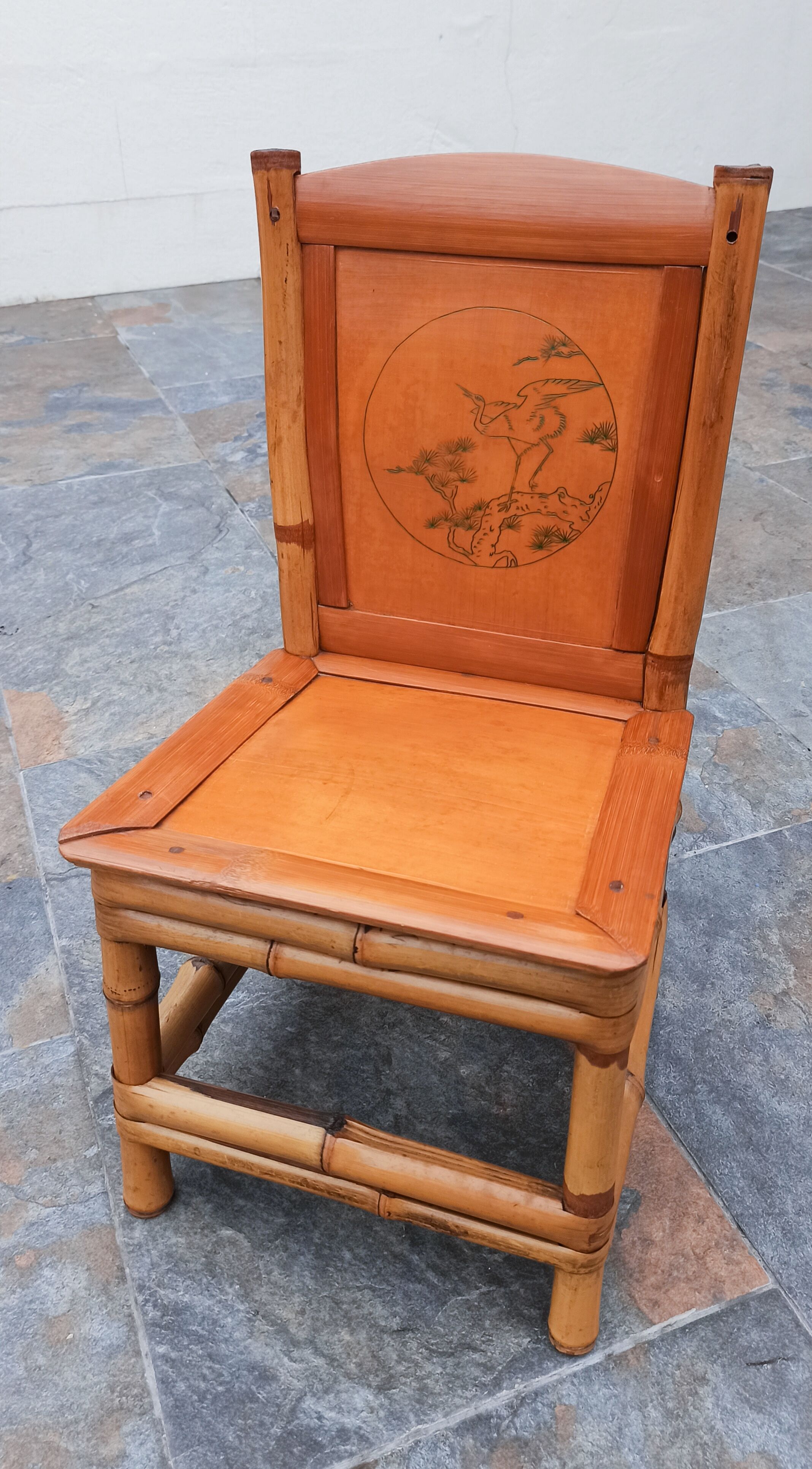 Vintage bamboo chair