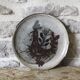 Set of 3 Gustave Reynaud Le Murier dessert plates