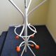 Parrot coat rack 8 vintage balls 1970s