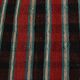 Red & Teal Green Striped Vintage Kilim Rug, 202x321Cm
