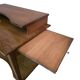 Vintage oak desk with raised top, 1970s.