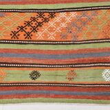 Tapis Kilim Vintage tissé à la main 6x8, 177x242Cm
