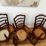 Set of 6 Louis Philippe canned chairs