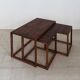 Nesting Tables attributed to Aksel Kjesgaard, Denmark, 1960s, Set of 3
