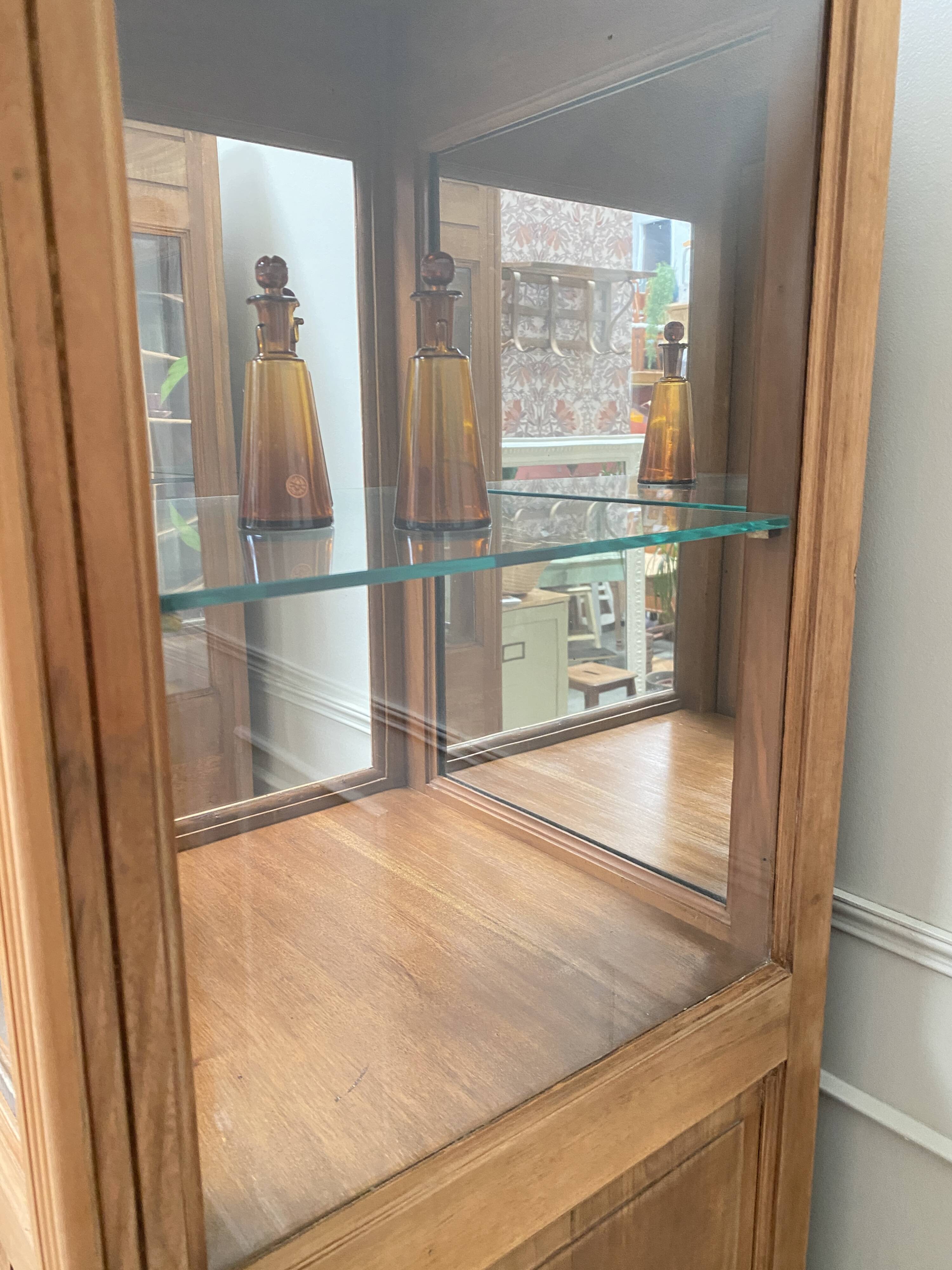 Art Deco "column" display cabinet