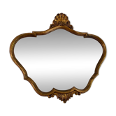 Antique Baroque Shell Mirror