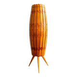 Vintage Czechoslovak Hand-Tied Table Lamp by ULUV, 1960s