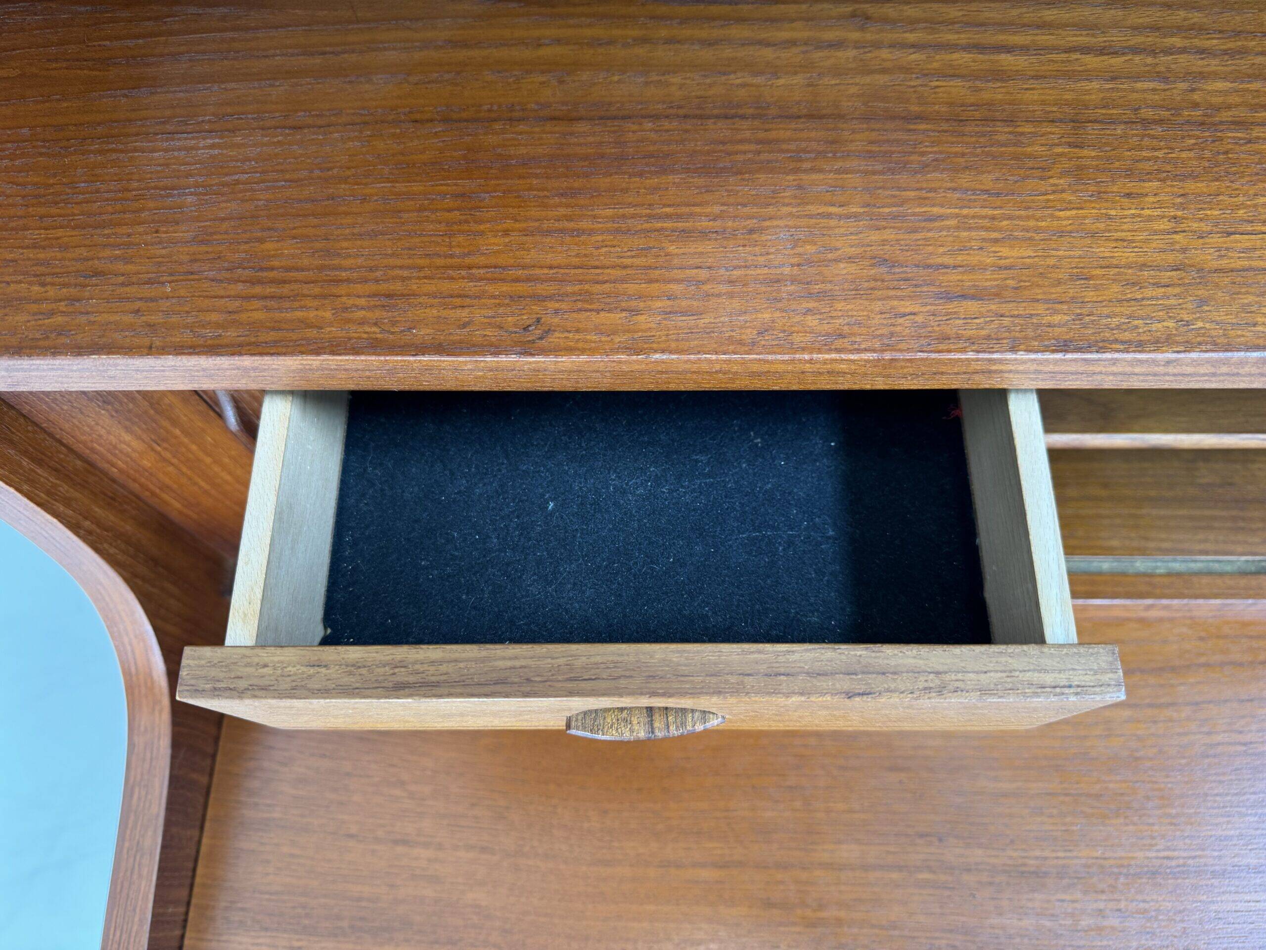 Vintage Danish bookcase / secretary Johannes Sorth