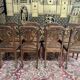 Set of 8 Louis XVI style chairs in canning
