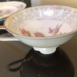Old German porcelain cup and plate