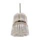 Chandelier by Kaiser Leuchten, frosted glass, Germany 1960
