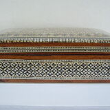 Box box in mother-of-pearl marquetry in oriental style