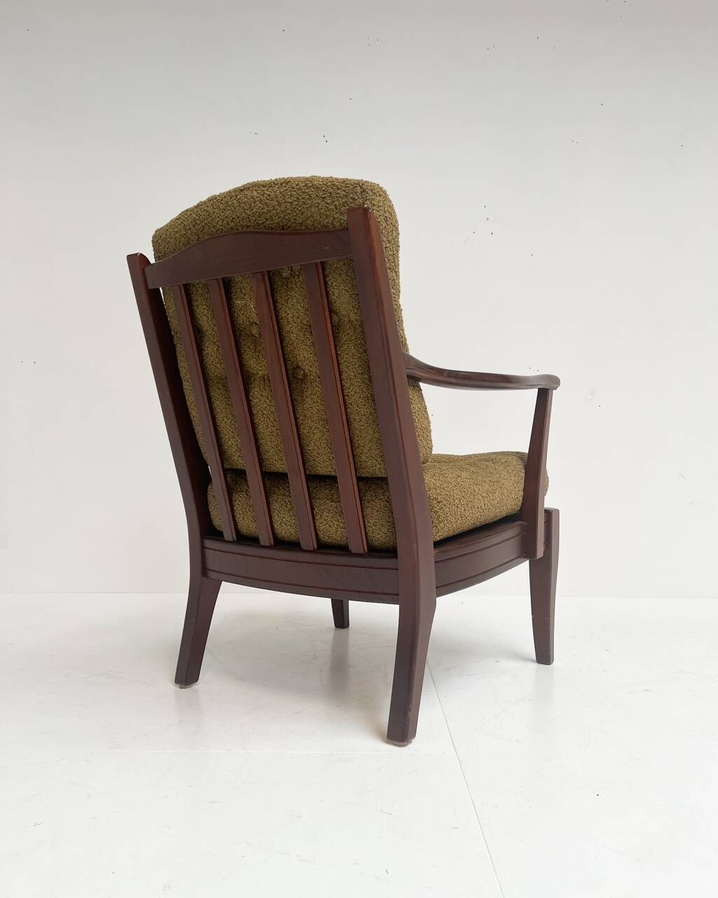 Re-upholstered Swedish arm chair bij Engens Mobelfabrik, 1970s