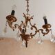 Lustre en bronze doré style Louis XV
