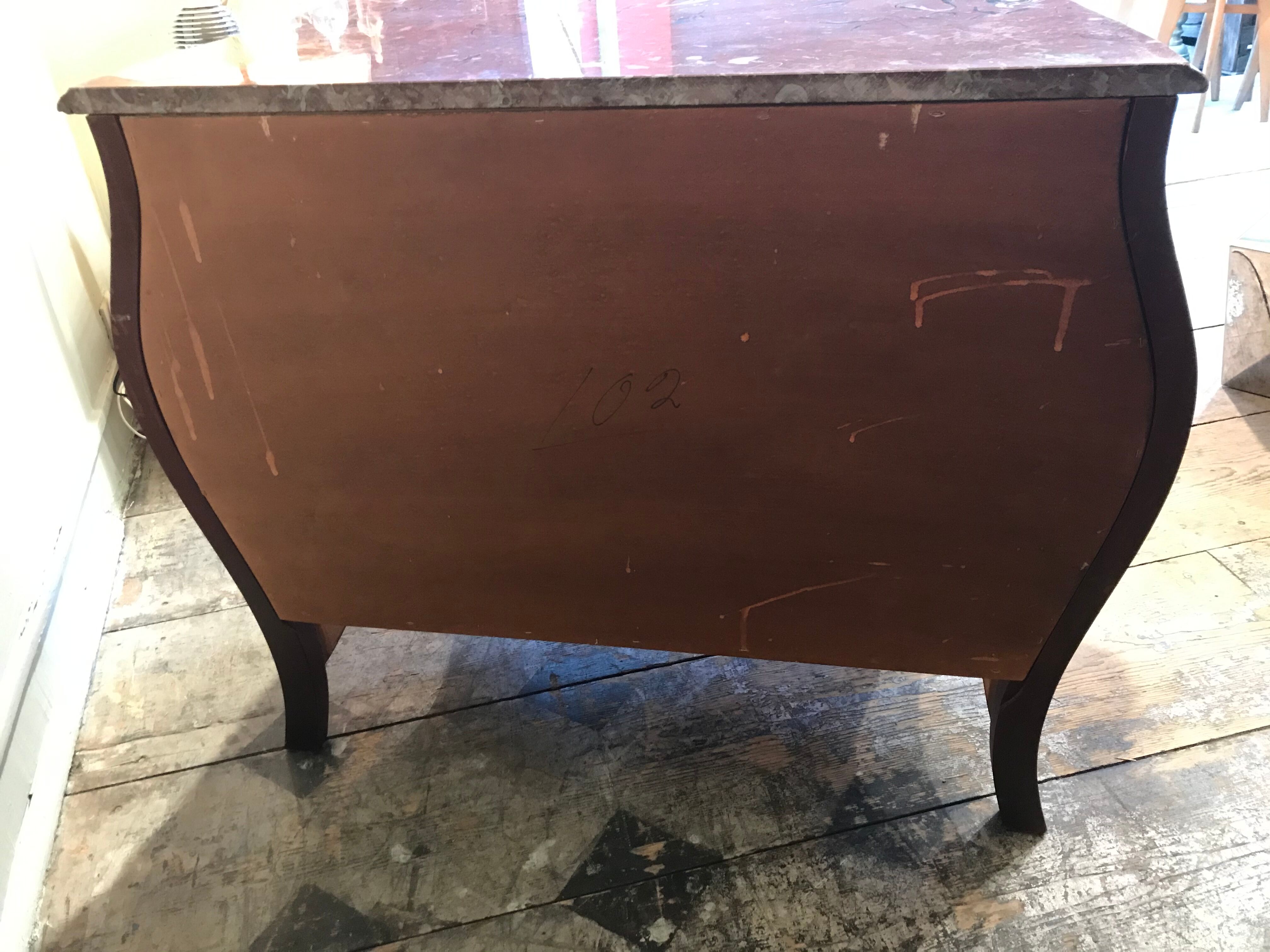 3-drawer neo-baroque commodus circa 1960 (pair available)