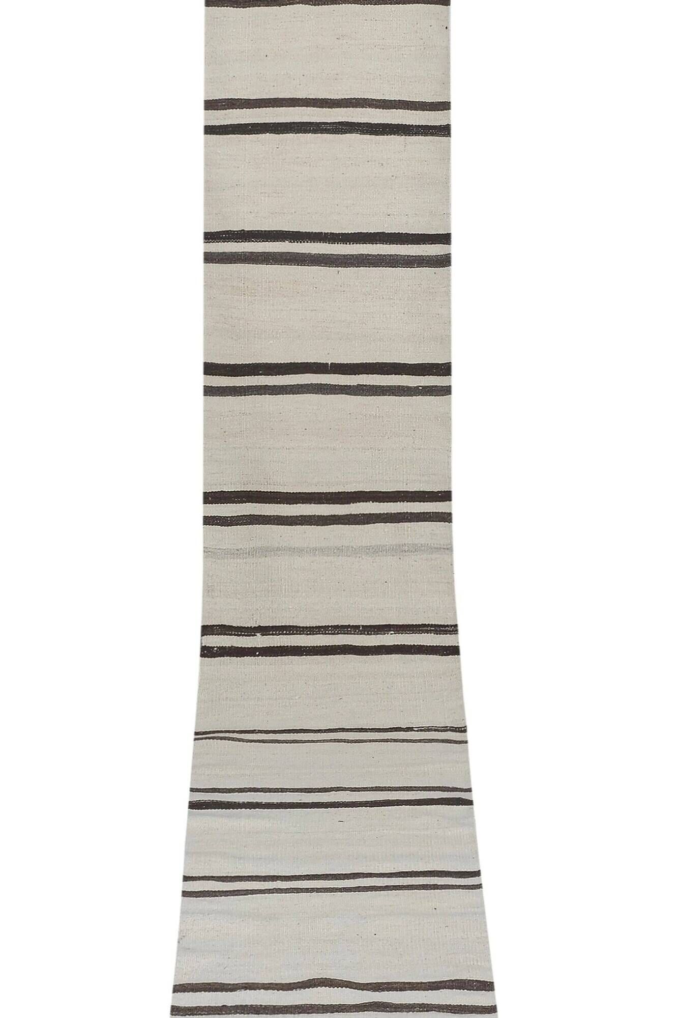 Vintage Turkish hallway rug 57x474 cm