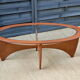 Oval coffee table