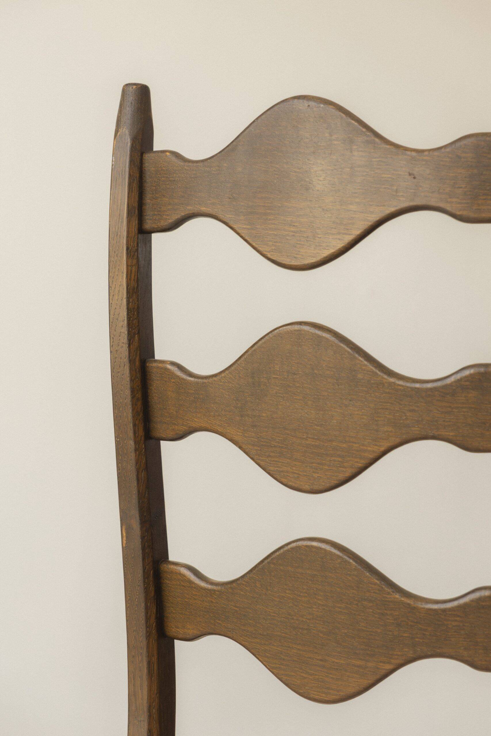 Henning Kjærnulf, chaise de salle à manger (ensemble de huit)