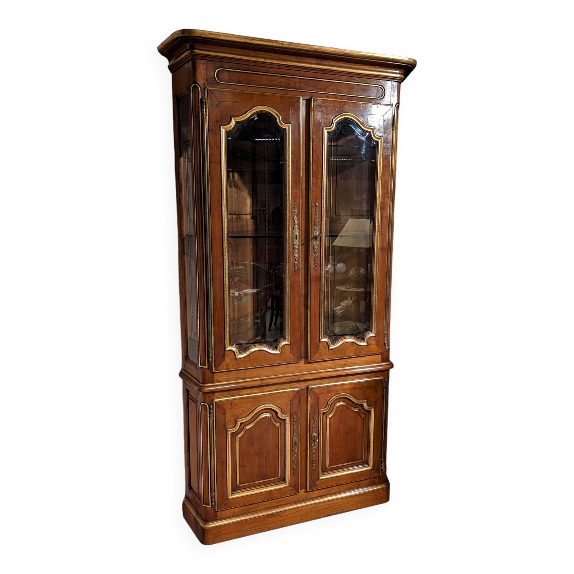 Encoignure louis XV bois doré