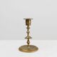 Antique Flemish Copper Disc Candlestick, 15th Century