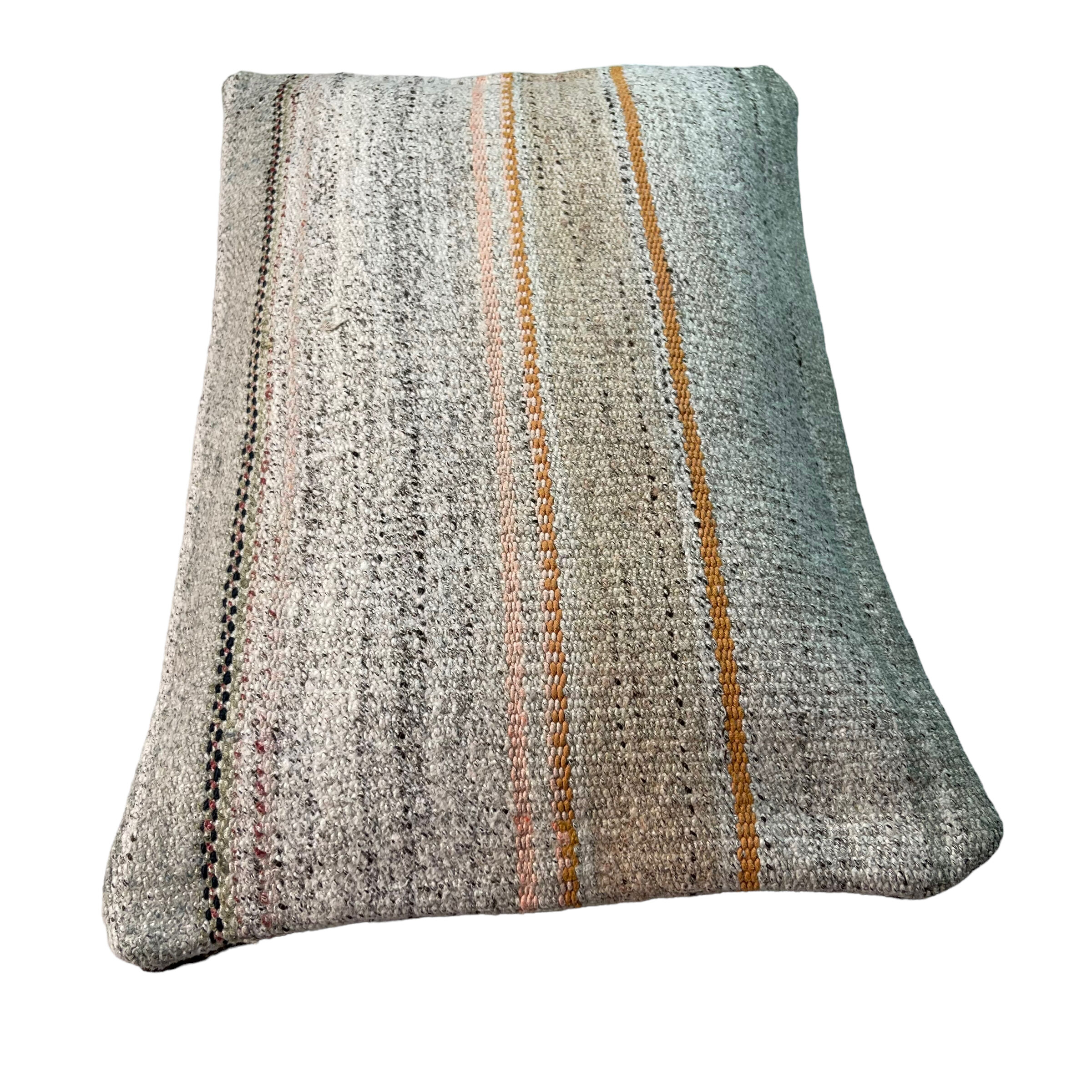 Vintage turkish kilim cushion cover, 30 x 50 cm