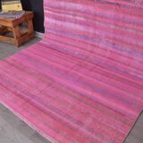 Stripe Neutral Vintage Wool Rug sku2351