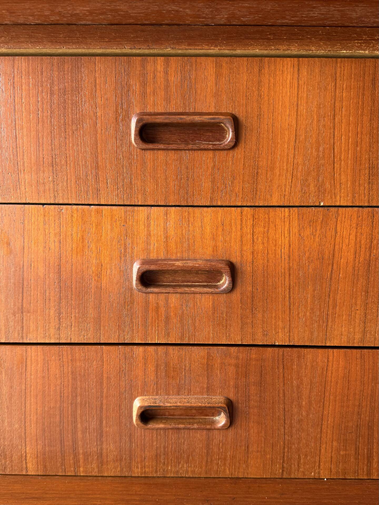Vintage Scandinavian teak sideboard, 1960.
