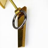 "Ring" sconces Lunel perforated metal, 1950